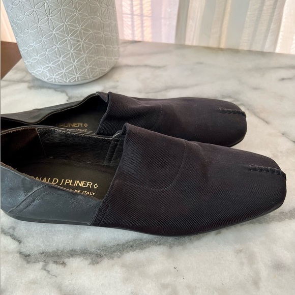 Vintage 90’s Donald J Pilner  black slip on flats. Never worn. 8.5 M - Picture 7 of 11